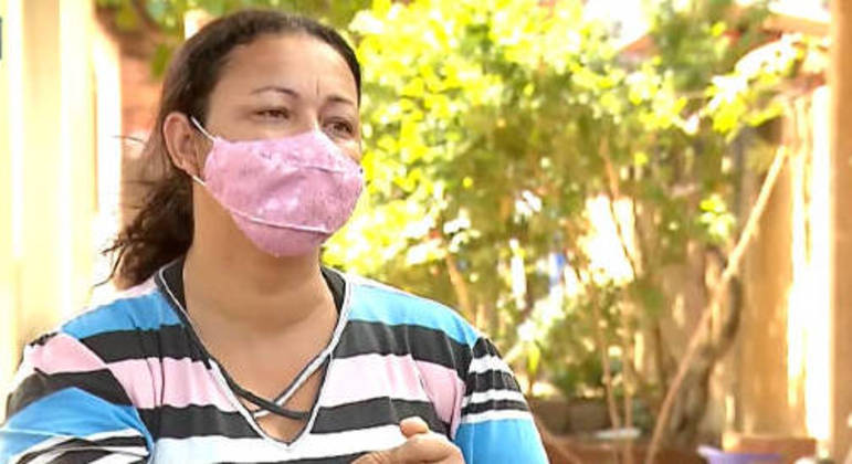 Geruza Ferreira se encontrou nesta quarta-feira (27) com a família que cria sua filha biológica
