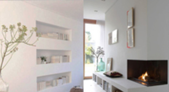 gesso acartonado - paredes com gesso acartonado e nicho embutido