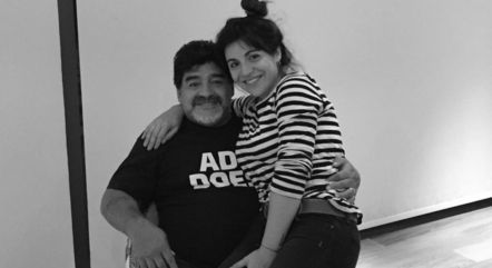 Gianinna costuma publicar fotos com o pai nas redes sociais
