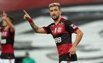 Giorgian de Arrascaeta jogou o Brasileirão pelo Cruzeiro e atualmente joga pelo Flamengo.