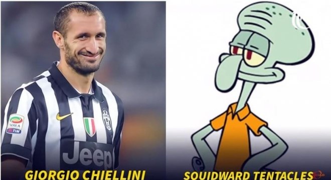 Giorgio Chiellini e Lula Molusco