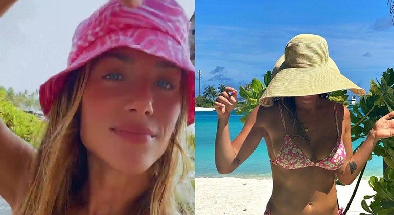 Giovanna Ewbank está curtindo dias de férias nas Ilhas Maldivas