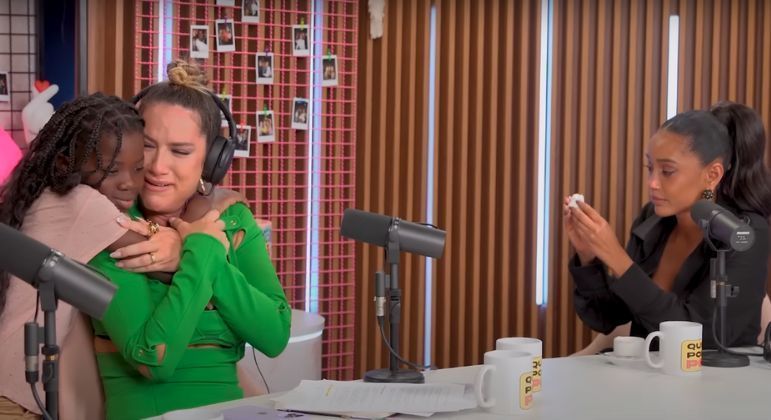 Giovanna Ewbank e Taís Araujo choram falando sobre racismo