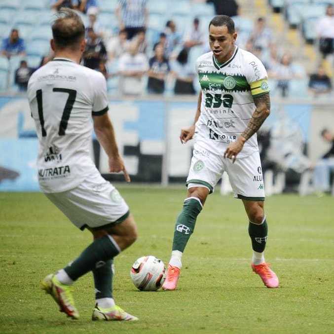 Giovanni Augusto, no jogo contra o Grêmio