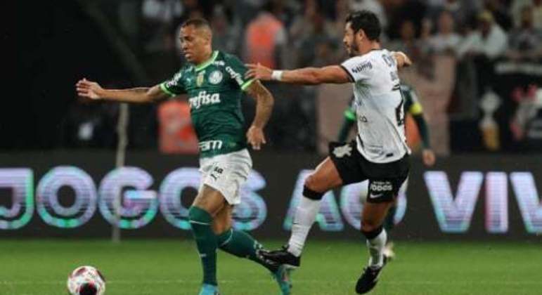 Giuliano e Breno Lopes - Corinthians x Palmeiras Paulistão 2023