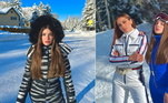 Após a curtição em Miami, foi hora de se jogar na neve. Também ao lado de Anitta, que é apaixonada pelo frio, GKay aproveitou para desfilar belos looks em Aspen