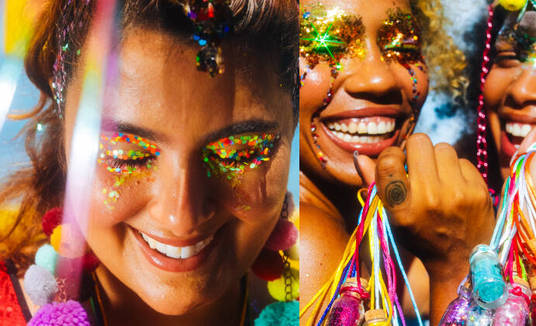 Quer brilhar muito no Carnaval? Conheça sete opções de glitter para passar da cabeça aos pés (Divulgação/Contém Glitter)