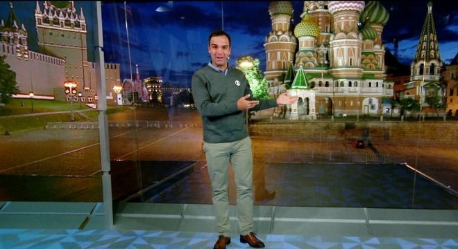 Sem acesso aos  jogadores, a Globo fez turismo na Rússia