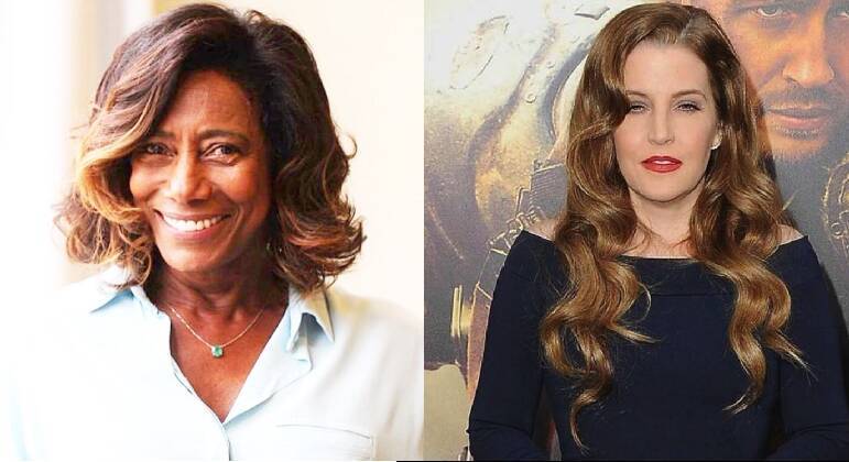 Gloria Maria e Lisa Marie Presley