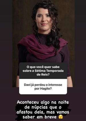 O que será que rolou entre Davi e Hagite?