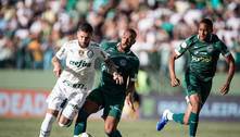 Com gol de Rony nos acréscimos, Palmeiras empata com Goiás