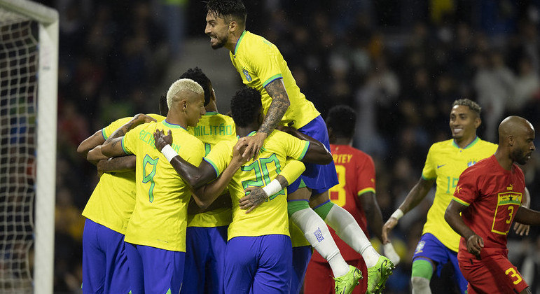 O Brasil mais ofensivo desde que Tite assumiu seleção, em 2016. Time que não será titular no Catar
