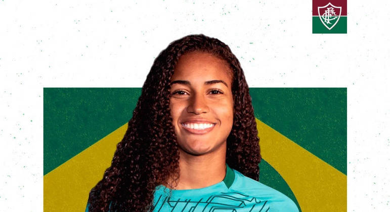 Goleira Mari, do Sub-17 do Fluminense