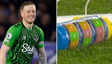 Cola na garrafinha: método inusitado de goleiro do Everton salva equipe no Campeonato Inglês