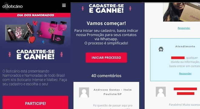 Golpe funciona através de link falso compartilhado pelo Whatsapp