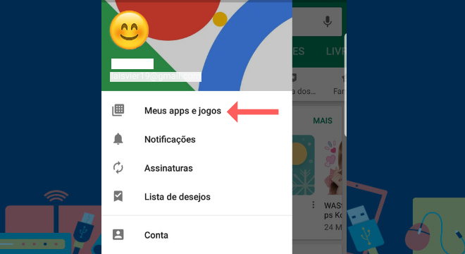 Como sair da conta da Google Play Store pelo celular com Android