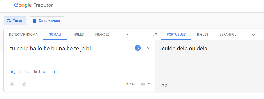 Universo Traduções: google