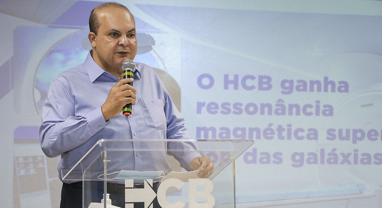 Governador reeleito do Distrito Federal, Ibaneis Rocha (MDB)