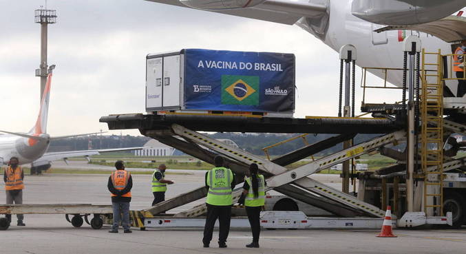 Total de 100 milhões de doses deve ser entregue até o começo de setembro