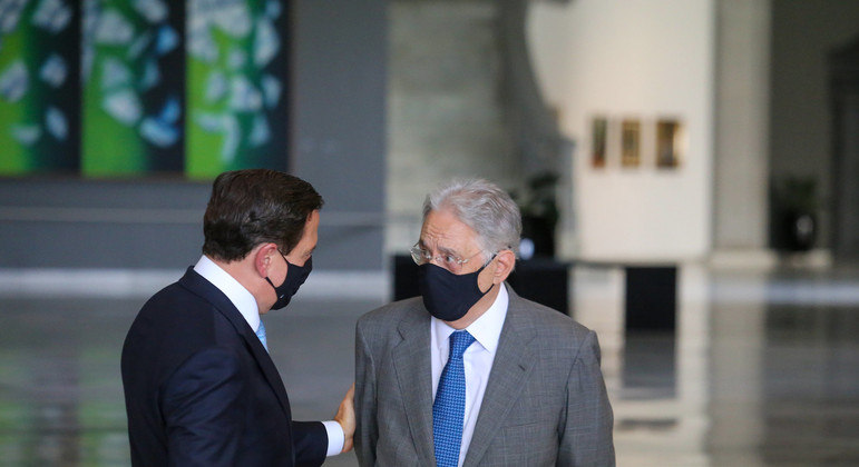João Doria e Fernando Henrique Cardoso