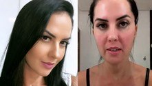 Graciele Lacerda mostra rosto com e sem maquiagem: 'Bora começar a desmontar'