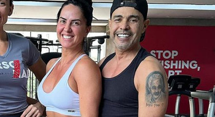 Graciele e Zezé ignoram polêmicas e treinam juntos
