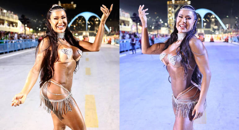 Gracyanne Barbosa brilha na Sapucaí no Carnaval de 2023