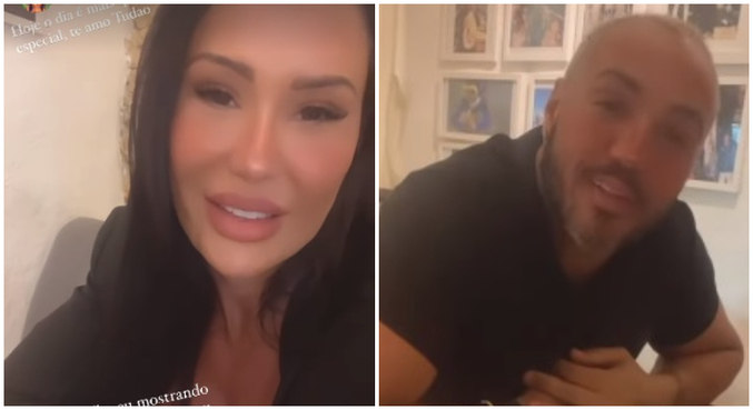 Gracyanne Barbosa revelou presente de aniversário que deu para Belo