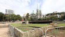 Grades da Praça da Sé serão removidas após recomendação da Defensoria para a Prefeitura de SP 