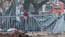 Prefeitura de SP instala grades no entorno da Praça Princesa Isabel, após migração da Cracolândia