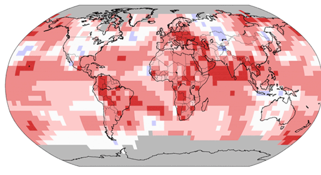 Dados já consolidados mostram também que junho foi um mês com calor atípico no mundo