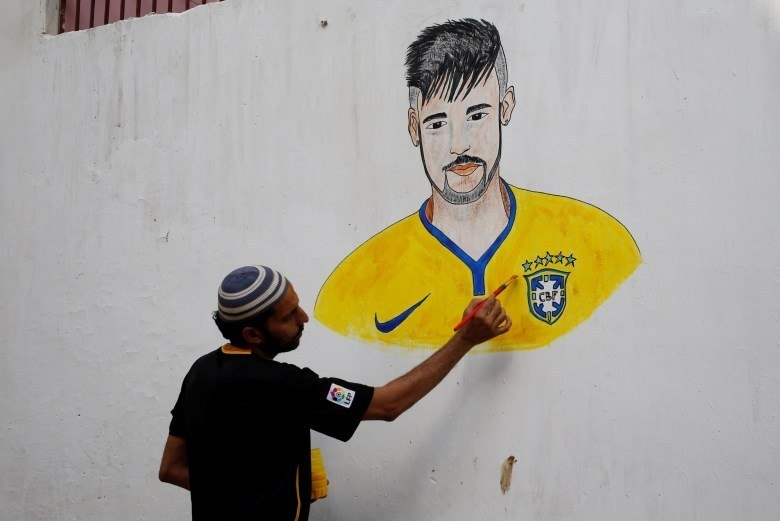 Que pintura, neymar careca macetava 🎨 #viral #fy #ney #neymar #copa