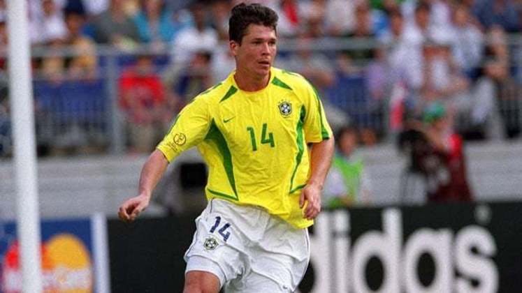 GRÊMIO - Anderson Polga (Brasil) - Copa do Mundo 2002 - Brasil 4 x 0 China - 2º jogo da fase de grupos