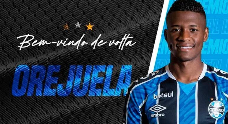 GRÊMIO - trës reforços - Orejuela - lateral-direito, Nicolas - lateral-esquerdo e Bruno Alves - zagueiro