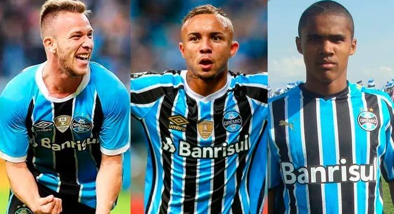 Grêmio - O Tricolor Gaúcho teria grandes jogadores, como Douglas Costa e Arthur. A equipe seria: Marcelo Grohe (Al-Ittihad), Wellington Silva (Gamba Osaka), Léo (Cruzeiro), Mario Fernandes (CSKA) e Marcelo Hermes (Ponte Preta); Lucas Leiva (Lazio), Matheus Henrique (Sassuolo), Arthur (Juventus) e Everton Cebolinha (Benfica); Douglas Costa (Grêmio) e Luan (Corinthians)