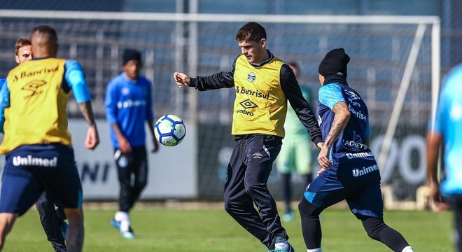 Grêmio retorna aos treinamentos nesta segunda-feira Crédito: Lucas Uebel / Grêmio / CP