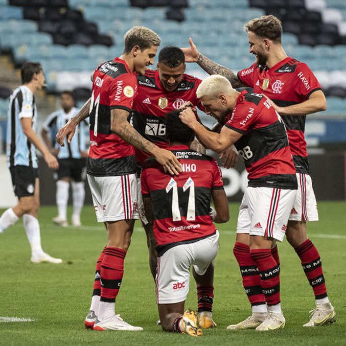 Flamengo vem de empate contra o Grêmio, na Arena, em Porto Alegre