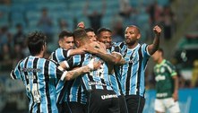 Grêmio vence o Palmeiras em confronto direto do Brasileirão 