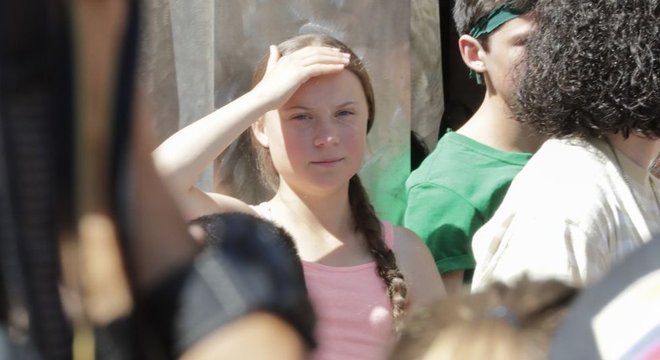 A jovem ativista Greta Thunberg disse que 'estamos diante da sexta extinção em massa'