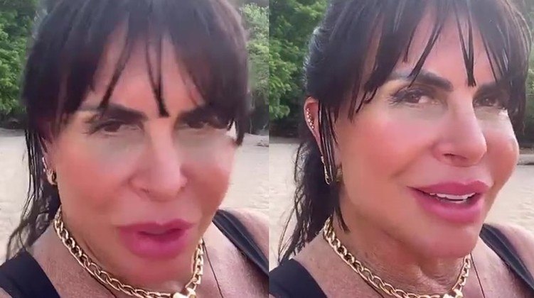 Gretchen também usou as redes sociais para desabafar após internautas falarem sobre o umbigo dela. Em tom de deboche, ela ainda aconselhou os haters a abordarem o assunto na terapia. 