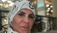 Após críticas por usar biquíni, Gretchen posa com véu no Catar e alfineta: 'Para os que me amam'
