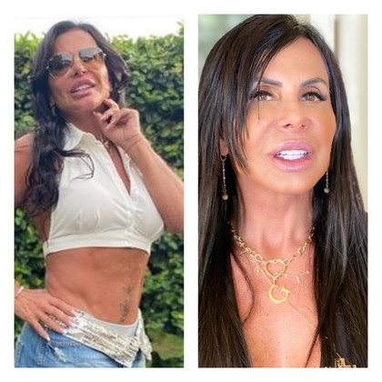 Gretchen frequentemente vira assunto nas redes sociais por causa de sua aparência e das intervenções que realiza em si mesma. Nos últimos dias, duas partes diferentes de seu corpo chamaram a atenção dos internautas: a barriga sarada e o umbigo tatuado. Relembre essas e outras polêmicas estéticas da artista