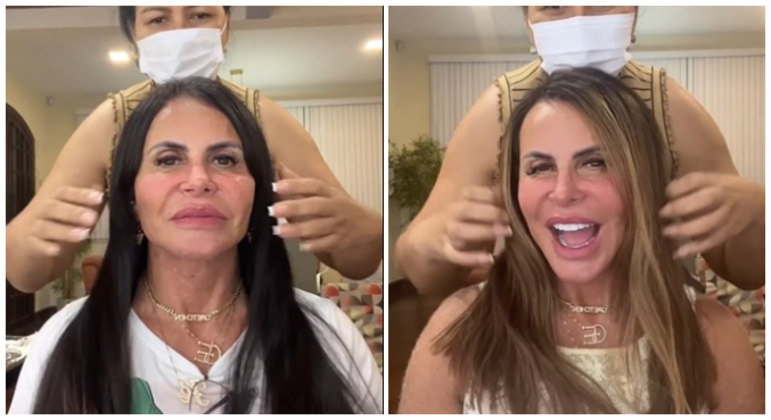 Logo no começo do ano, em abril, Gretchen usou as redes sociais para rebater críticas que recebeu após exibir o novo visual. A cantora apareceu com os fios mais curtos e loiros e foi acusada, por alguns internautas, de estar careca. 