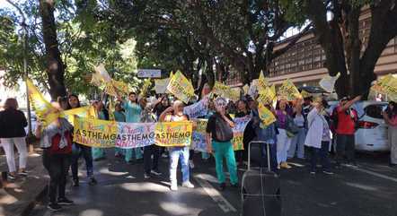 Funcionalismo da Fhemig protesta por perdas trabalhistas 
