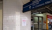 Estações do metrô de BH amanhecem fechadas no primeiro dia de nova greve 