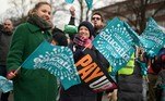 Greve Reino Unido 1º de fevereiro