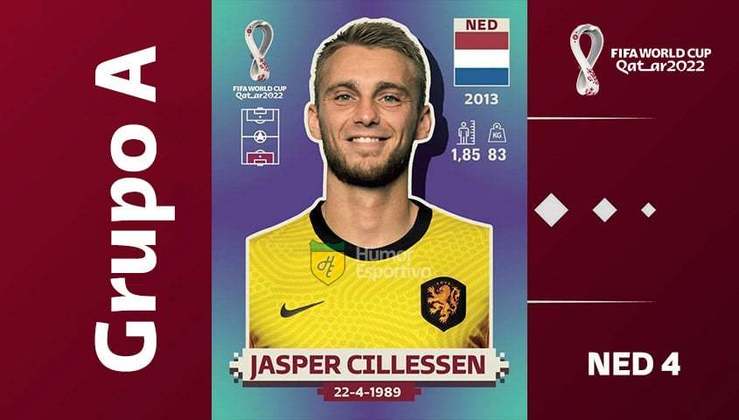 Grupo A - Seleção da Holanda: Jasper Cillessen (NED 4)