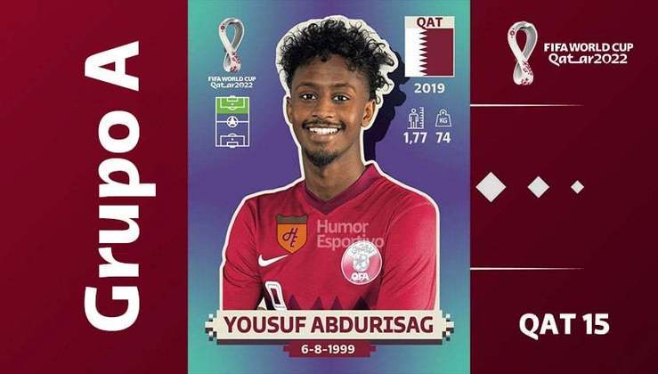 Grupo A - Seleção do Qatar: Yousuf Abdurisag (QAT 15)