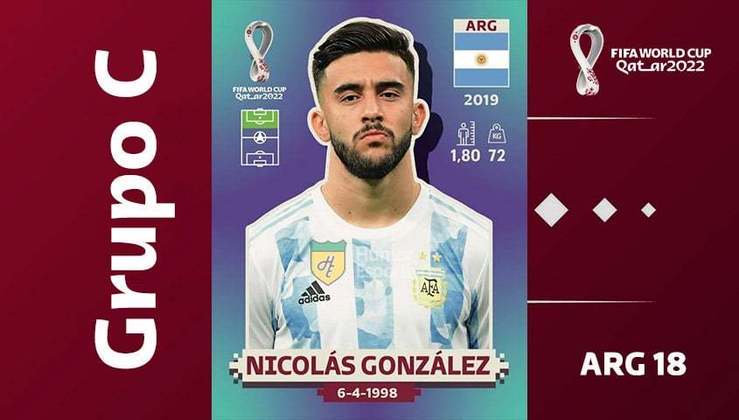 Grupo C - Seleção da Argentina: Nicolás González (ARG 18)