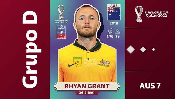 Grupo D - Seleção da Austrália: Rhyan Grant (AUS 7)